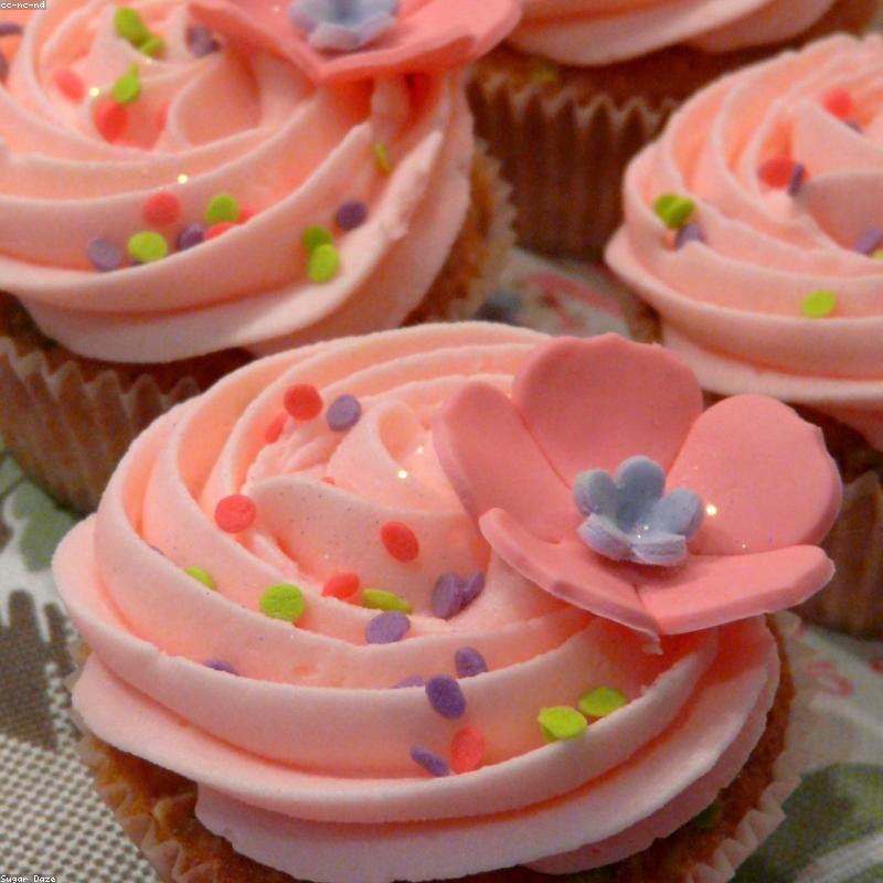 Cupcakes Pistacho y Rosa